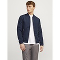 Jack & Jones Jack & Jones Men's Bomber Jacket JJERUSH Summer Jacket Plain Dark Blue
