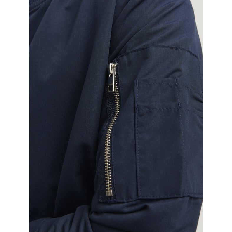 Jack & Jones Jack & Jones Men's Bomber Jacket JJERUSH Summer Jacket Plain Dark Blue