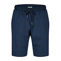 Phil & Co Phil & Co Heren Korte Pyjamabroek Donkerblauw/Blauw Gestreept