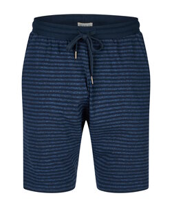 Phil & Co Men's Short Pyjama Pants Dark Blue/Blue Striped