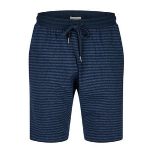 Phil & Co Men's Short Pyjama Pants Dark Blue/Blue Striped