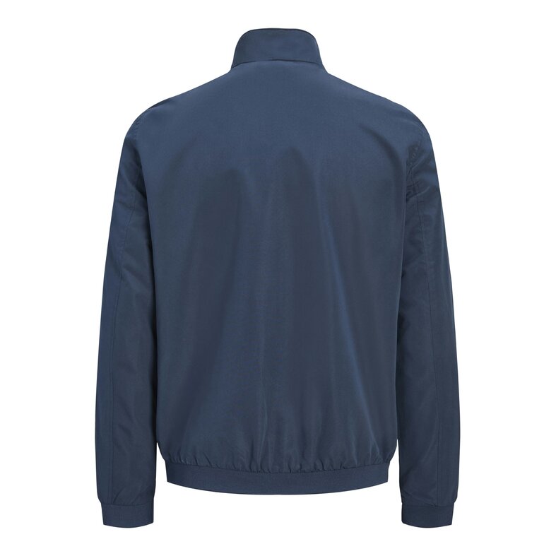 Jack & Jones Jack & Jones Men's Plus Size Bomber Jacket JJERUSH Summer Jacket Solid Dark Blue