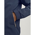 Jack & Jones Jack & Jones Men's Plus Size Bomber Jacket JJERUSH Summer Jacket Solid Dark Blue