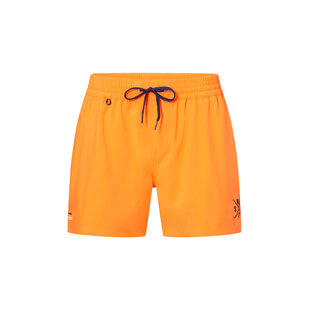 WATTS Heren Zwemshort R-COOLZ Effen Neon Oranje
