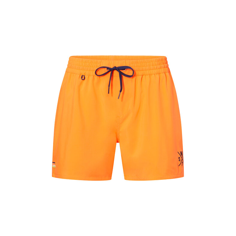 WATTS WATTS Heren Zwemshort R-COOLZ Effen Neon Oranje