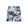 WATTS WATTS Heren Zwemshort RAINBOW Palm Print Lichtblauw