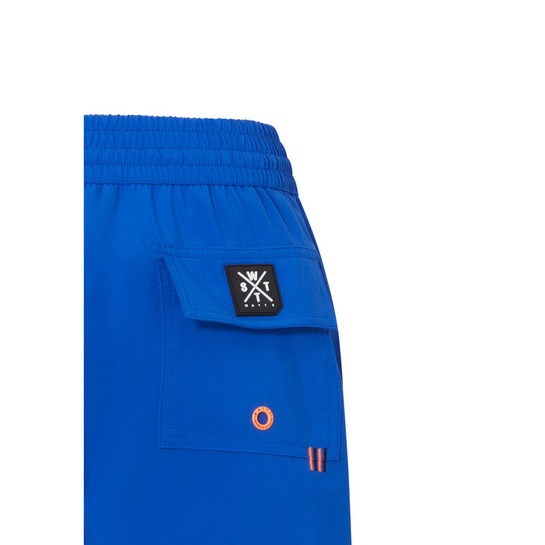 WATTS WATTS Men's Swim Short R-COOLZ Solid Blue