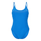 PIECES PIECES Dames Glitter Badpak PCLAOMI Lurex Ronde Hals Blauw