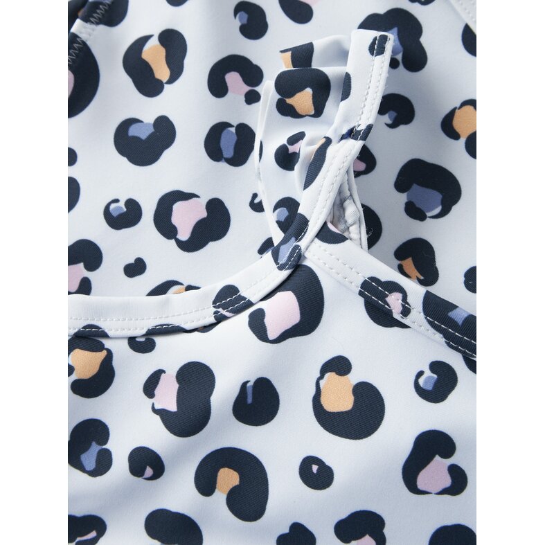 Name It Name It Meisjes Bikini Set NMFZANIMAL Wit/Multicolor Dierenprint