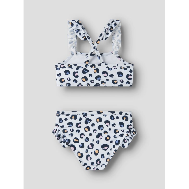 Name It Name It Meisjes Bikini Set NMFZANIMAL Wit/Multicolor Dierenprint