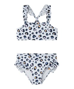 Name It Girls Bikini Set NMFZANIMAL White/Multicolor Animal Print