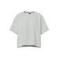 PIECES Pieces Dames T-shirt PCCHILLI Sweatshirt Ronde Hals Effen Grijs
