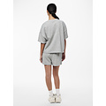 PIECES Pieces Dames T-shirt PCCHILLI Sweatshirt Ronde Hals Effen Grijs