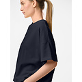 PIECES Pieces Dames T-shirt PCCHILLI Sweatshirt Ronde Hals Effen Donkerblauw