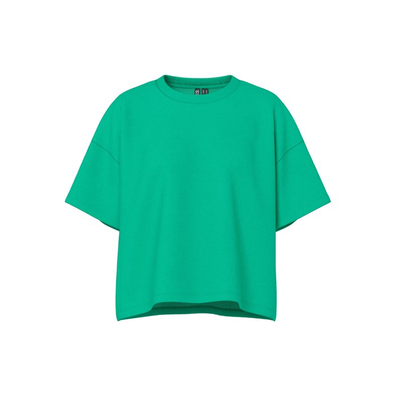 PIECES Pieces Dames T-shirt PCCHILLI Sweatshirt Ronde Hals Effen Groen