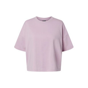 Pieces Dames T-shirt PCCHILLI Sweatshirt Ronde Hals Effen Lila Paars