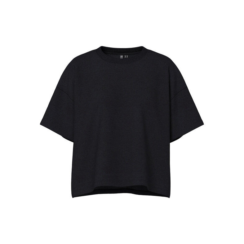 PIECES Pieces Ladies T-shirt PCCHILLI Sweatshirt Round Neck Plain Black