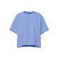 PIECES Pieces Dames T-shirt PCCHILLI Sweatshirt Ronde Hals Effen Blauw