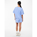 PIECES Pieces Dames T-shirt PCCHILLI Sweatshirt Ronde Hals Effen Blauw
