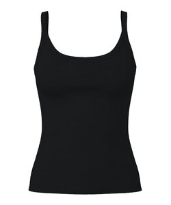 Pieces Ladies Shirt PCMAY Top With Straps Plain Black