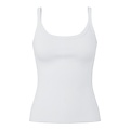 PIECES Pieces Ladies Shirt PCMAY Top With Straps Plain White