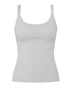 Pieces Ladies Shirt PCMAY Top With Straps Plain Gray