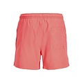 Jack & Jones Jack & Jones Heren Zwemshorts JPSTMAUI TROPIC 2-Pack Effen Hot Coral/Blauw