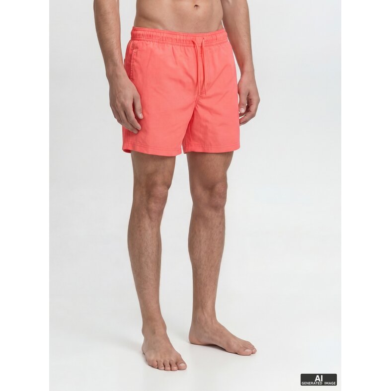 Jack & Jones Jack & Jones Men's Swim Shorts JPSTMAUI TROPIC 2-Pack Solid Hot Coral/Blue