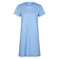 By Louise By Louise Ladies Long Nightshirt Short Sleeves Blue