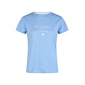 By Louise By Louise Dames Korte Pyjama Set Shortama Lichtblauw/Wit Gebloemd