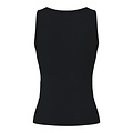 PIECES PIECES Ladies Tanktop Rib PCMAY Round Neck Solid Black