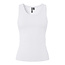 PIECES PIECES Dames Tanktop Rib PCMAY Ronde Hals Effen Wit