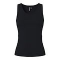 PIECES PIECES Ladies Tanktop Rib PCMAY Round Neck Solid Black
