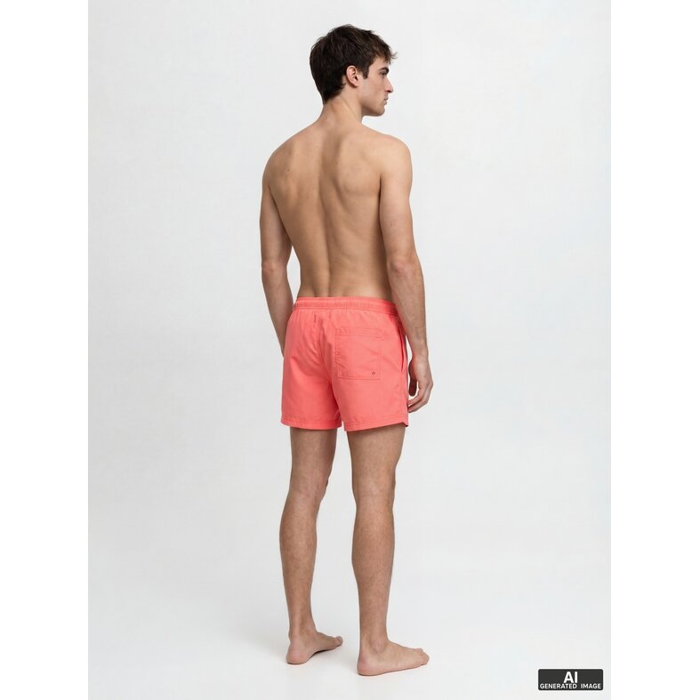 Jack & Jones Jack & Jones Heren Zwemshort JPSTMAUI TROPIC Effen Hot Coral