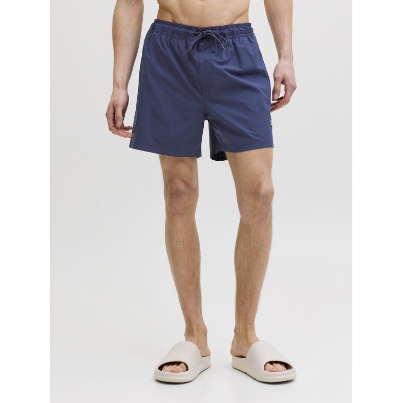 Jack & Jones Jack & Jones Men's Swim Short JPSTMAUI TROPIC Solid Dark Blue