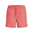 Jack & Jones Jack & Jones Men's Swim Short JPSTMAUI TROPIC Solid Hot Coral