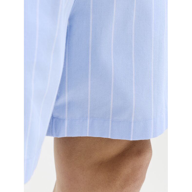 Jack & Jones Jack & Jones Heren Korte Shortama Pyjamaset JACFLORENCE Wit/Lichtblauw