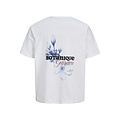 Jack & Jones Jack & Jones Men's Backprint T-Shirt JJBALI Floral White