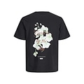 Jack & Jones Jack & Jones Heren Backprint T-Shirt JJBALI Gebloemd Zwart