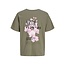 Jack & Jones Jack & Jones Men's Backprint T-Shirt JJBALI Floral Green