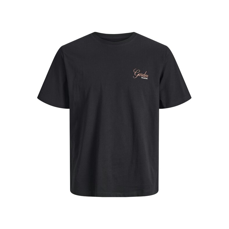 Jack & Jones Jack & Jones Heren Backprint T-Shirt JJBALI Gebloemd Zwart