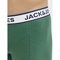 Jack & Jones Jack & Jones Men's Plus Size Boxer Shorts Trunks JACNOLAN 5-Pack Solid Green/Dark Blue