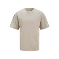 Jack & Jones Jack & Jones Heren T-Shirt JJHUGO Ronde Hals 3-Pack Effen Wit/Beige/Blauw