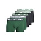 Jack & Jones Jack & Jones Heren Plus Size Boxershorts Trunks JACNOLAN 5-Pack Effen Groen/Donkerblauw