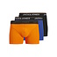 Jack & Jones Jack & Jones Heren Plus Size Boxershorts Trunks JACTHEODORE 3-Pack Effen Oranje/Blauw/Zwart