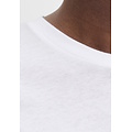 Jack & Jones Jack & Jones Heren T-Shirt JJHUGO Ronde Hals 3-Pack Effen Wit/Beige/Blauw