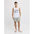 JJ REBEL JJ REBEL Heren Zwemshort JREBBENJAMIN Colorblock Grijs/Geel/Wit