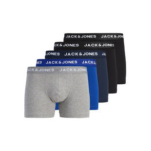Jack & Jones Effen Boxershorts Heren Trunks JACBASIC 5-Pack