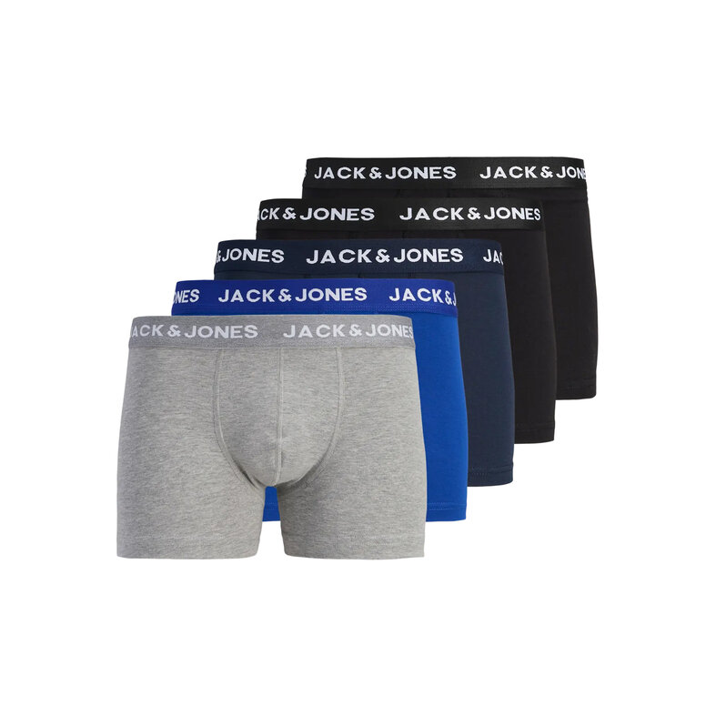 Jack & Jones Jack & Jones Effen Boxershorts Heren Trunks JACBASIC 5-Pack