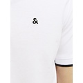 Jack & Jones Jack & Jones Heren Polo JJEPAULOS 2-Pack Effen Wit/Blauw
